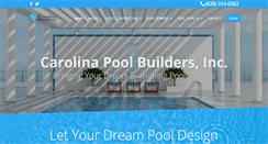 Desktop Screenshot of carolinapoolbuilders.com